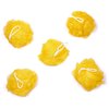 BRUBAKER Cosmetics - Premium Bath & Shower Sponge - Exfoliating Body Pouf - with String for Hanging - 5 Pack - Yellow