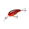 Norman Lures Middle N Mid-Depth Crankbait Bass Fishing Lure, Freshwater Accessories for Fishing, 2", 3/8 oz, Chili Bowl Gel Coat