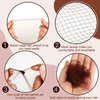 Fandamei Hair Accessories Set: 20PCS Mesh Hair Nets Invisible and 40PCS U Shaped Hair Pins for Women, Girls, Ballet Bun Maker & Dance (Hair Nets- 20 inch(50cm), Hair Pins- 2.4 inch(6cm)), Brown