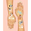 xo, Fetti Dog Temporary Tattoos for Kids - 44 Glitter Styles | Animal Birthday Supplies, Pet Lover Party Favors, Woof Arts and Crafts