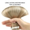 Sassina 16 Inch Balayage Invisible Tape in Hair Extensions Human Hair Chestnut Brown to Platinum blonde Real Hair Extensions Tape in Double Side Glue in Real Hair Extensions 50g 20pcs/per set, B8-60