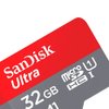SanDisk 32GB Ultra MicroSDHC UHS-I Memory Card with Adapter - 98MB/s, C10, U1, Full HD, A1, Micro SD Card - SDSQUAR-032G-GN6MA