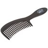 Wet Brush Detangling Comb, Black - Wide Tooth Hair Detangler with WaveTooth Design that Gently and Glides Through Tangles - Brush Throough Conditioner and Hair Masks - Gentle On Scalp and Pain-Free