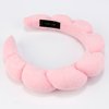 Chanaco Hairband Black, Pink - Soft Spa Headband for Skincare, Makeup, Face Wash, Yoga, Shower, Women's Gift Set of 2