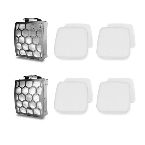 Colorfullife LA502, LA322, LA702 Filters for Shark LA502, LA322, LA301, LA300, LA455, LA702 Rotator Lift-Away ADV DuoClean PowerFins Upright Vacuum (Not fit UV850 UV900 vacuum)