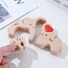 Personalized Wooden Bear Puzzle with 2-8 Names Custom Family Name Puzzle Customized Wooden Puzzle Gifts for Christmas