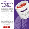 MEMORY HEALTH Brain Supplement for Memory and Focus with Vitamin E (90 softgels/30 Servings) - Brain Booster Softgels for Clarity, Energy-Supplements for Concentration-Omega 3, Carotenoid