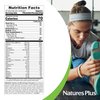 Natures Plus SPIRU-TEIN Simply Natural, Original Vanilla - 0.81 lb - Unsweetened Plant-Based Protein Shake - Non-GMO, Vegetarian, Gluten Free - 16 Total Servings