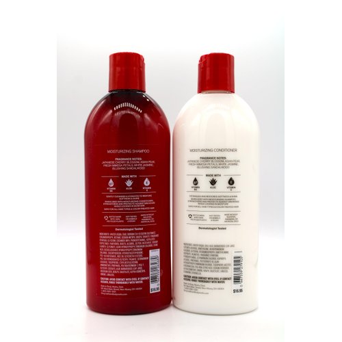 Japanese Cherry Blossom, Moisturizing Shampoo & Conditioner Set, Bath and Body, 16 fl oz each