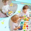 Montessori Busy Board for 1 2 Year Old Boy Girl, Musical Montessori Toys for 1+ Year Old,Educational Toddler Toys Age 1-2 ,Birthday Gifts Toys for 1 2 3 Year Old Boy Girl,Baby Toddler Travel Toys