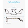 ANRRI Blue Light Blocking Glasses Anti Eyestrain UV Filter Computer Game Eyeglasses Lightweight Tortoise Frame
