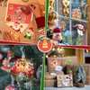 EvoEcho 32 Sheets Christmas Make Your Own Stickers Christmas DIY Make a Face Stickers for Kids Christmas Party Games Favors Toddler Holiday Crafts Xmas Gifts Christmas Tree Santa Claus Cartoon Sticker