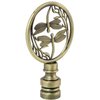 SJZBIN Lamp Finial Cap Knob Double Dragonflies Lamp Finials Hollowing Out Treatment Dragonfly Design Lamp Decoration for Lamp Shade, Bronze