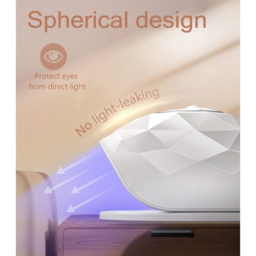 Easkep UV LED Nail Lamp - 86W Nail Dryer UV Light for Nails Eyes Protection UV Lamp for Gel Nails Gel Nail Polish Curing Dryer for Home and Salon
