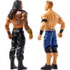 Mattel WWE Roman Reigns vs John Cena Championship Showdown Action Figure 2-Pack with Universal Championship, 6-inch