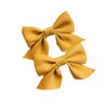 YALLNASL No Slip Hair Clip Butterfly Barrettes for Girls Alligator Clip on Bows for Little Girl Children 2 Count Yellow Hair Accessories