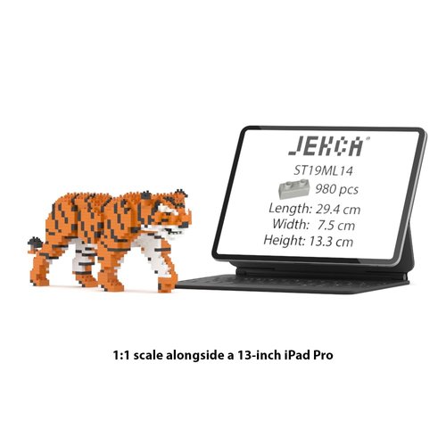 JEKCA Tiger 01S | Plastic Building Blocks | Age 14+
