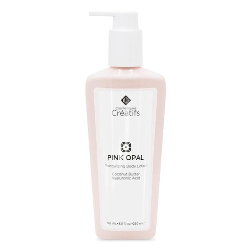 Cosmétiques Créatifs Pink Opal Moisturizing Body Lotion with Coconut Butter and Hyaluronic Acid, 8.5 fl. oz.