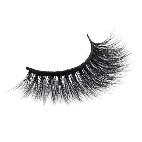 Alluring 100% Real Siberian Mink Individual Strip Lashes (J49)
