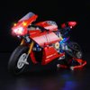 BRIKSMAX Led Lighting Kit for Ducati Panigale V4 R - Compatible with Lego 42107 Building Blocks Model- Not Include The Lego Set