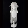 magic acgn Color Mixing Grey and White Cosplay Wig Straight Long Halloween Wig