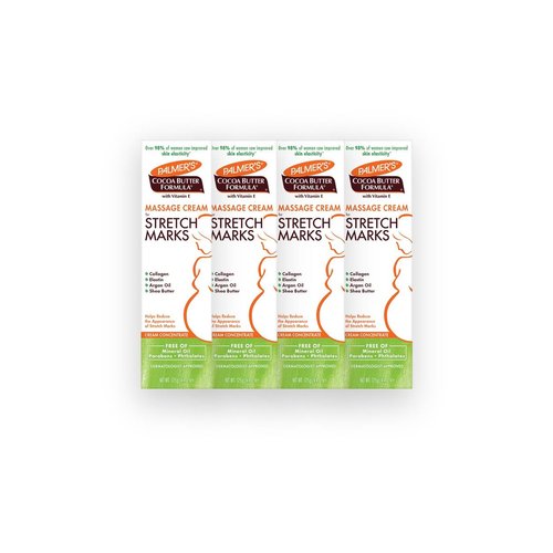 Palmer's Cocoa Butter Formula Massage Cream For Stretch Marks 4.40 oz (Pack of 4)