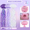 ADLKGG Purple Jellyfish Paper Lanterns, Under The Sea Party Decorations, Hanging Jelly Fish for Mermaid Ocean Themed Birthday Party Decorations, Baby Shower Classroom Decor, 6PCS