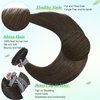 Ukira Brown Clip in Hair Extensions Real Human Hair, 18 Inch 70g 7pcs Medium Brown Hair Extensions Clip ins for Women, Ntural Straight Remy Human Hair Extensions Brown Hair Extensions