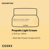 COSRX Full Fit Propolis Light Cream, 2.19 Fl.oz / 65ml, Propolis 64.5%, Hydrating Daily Day and Night Moisturiser, Korean Skin Care, Not Tested on Animals, Paraben Free