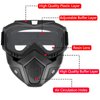 YScare Tactical Mask Compatible with Nerf Rival, Apollo, Zeus, Khaos,Atlas, & Artemis Blasters Rival Airsoft Mask,Black Detachable Masks with Goggles for Shooting Game Cycling Christmas Cosplay Party…