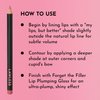 Lawless Forget the Filler Definer Liner - Pink Sand - Premium Lip Liner with Natural Ingredients to Provide a Smooth Look with a Satin Finish, Clean Makeup with Tug-Free Application - 0.04 oz