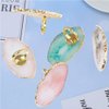 5pcs Resin Nail Art Palettes Finger Ring Plate Adhesive Glue Stand UV Gel Polish Nail Art Equipment Manicure Tool Eyelash Glue Holder (Mixed Style)