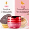2 Pack Bee Lip Balm Honey Pot, Honey & Strawberry Lip Mask Propolis Lip Mask, Hydrating & Prevention Dry and Cracked Lip Scrubs Exfoliator Lip Sleeping Mask Reduces Lip Lines