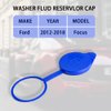 Windshield Washer Fluid Reservoir Cap, Windshield Wiper Fluid Cap, Fluid Reservoir Cap, Windshield Washer Fluid Cap, Replacement Cap KT1Z17632A, CP9Z-17A605-A Compatible with 2012-2018 Ford Focus