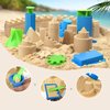 TOMMYHOME Beach Toys-Sand Brick Maker and Castle Set Compatible with Kinetic Sand.Sand Castle Making Tools (Castle)