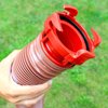 Valterra F02-3101 RV Drain Hose Connection EZ Coupler Valve Adapter , Red