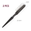 2 Pcs Wig Brush Hair Brush Wig Comb Stainless Steel Wide Teeth Comb for Hair Extensions Hairpieces Toupees & Weaves Brushing Styling & Detangling Natural & Synthetic Hair
