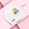 COPOZZ Swim Cap for Women, Silicone Waterproof Comfy Swimming Bathing Cap for Long Hair with Crown Printed