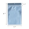 AwePackage Clear Silver Flat Pouch Bag for Home Made Jerky (100, 5x8"(1.5oz))
