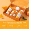 Vitamin C Skincare Set,Skincare Gifts for Women Teenage Girls,Day & Night Skincare Gift Set Skin Care Sets & kits - Cleanser, Toner, Face Serum, Face Cream, And Eye Cream(5 PCS)