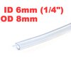1/4" ID 25Ft 7.5 Meter PVC Clear Vinyl Tubing Flexible Air Vacuum Aquarium Hose