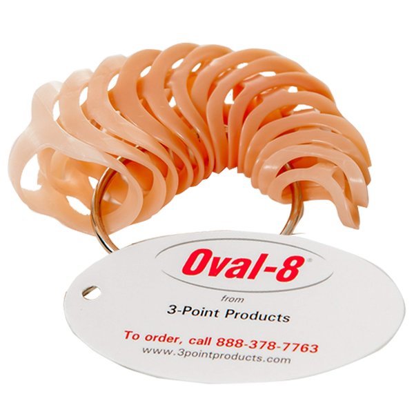 3-Point Products Original Oval-8 Finger Splints, Support and Protection for Arthritis, Trigger Finger or Thumb, and Other Finger Conditions, Complete Sizing Set