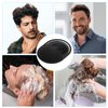 JIEYAO 8 Pcs Palm Combs for Men, Multiple Hand Combs, Portable Shampoo Comb Massager Hair Brush Comb Scalp Wave Brush Beard Grooming Palm Hair Brush for Home Office Travel Pets