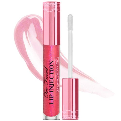 Too Faced Lip Injection Maximum Plump Extra Strength Lip Plumper Gloss | Hydrating + Plumping, 0.14 fl. oz., Yummy Bear