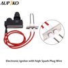 Aupoko Double Ignition Kit Electronic Igniter, Propane Gas Grill Igniters with Double Ignition Electrode, 450 mm High Spark Plug Wire, Fits for Gas Fireplace & Oven & Heater & Kitchen lgniter
