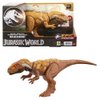 Mattel Jurassic World Wild Roar Dinosaur Toy with Sound & Attack Move, Megalosaurus Posable Action Figure Includes Digital Play, 11 inches Long