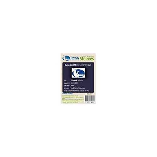 Swan Card Sleeves (70x100mm) - 150 Pack, Thin Sleeves - Day Night, Megacorps