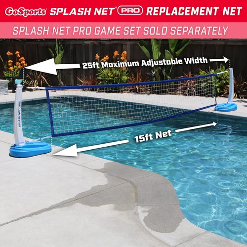 Replacement Pool Volleyball Net for GoSports Splash Net PRO or MAX Games