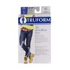 Truform Compression Socks, 20-30 mmHg, Men's Gym Socks, Knee High Over Calf Length, Black, Medium
