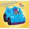 Mega Bloks First Builders Tina Tour Bus with Big Building Blocks, Building Toys for Toddlers (6 Pieces)